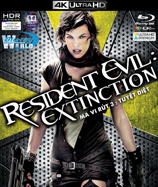 4KUHD-621. Resident Evil Extinction 2007 - Ma Vi Rút 3 : Tuyệt Diệt  4K-66G (TRUE- HD 7.1 DOLBY ATMOS - HDR 10+)